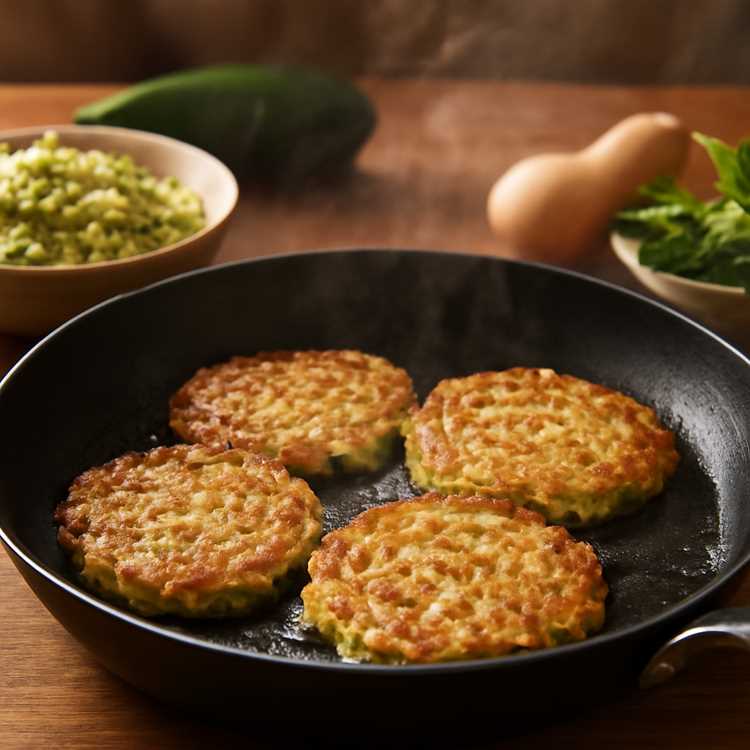Вкусные оладушки из кабачков на сковороде — простой рецепт с пошаговым приготовлением