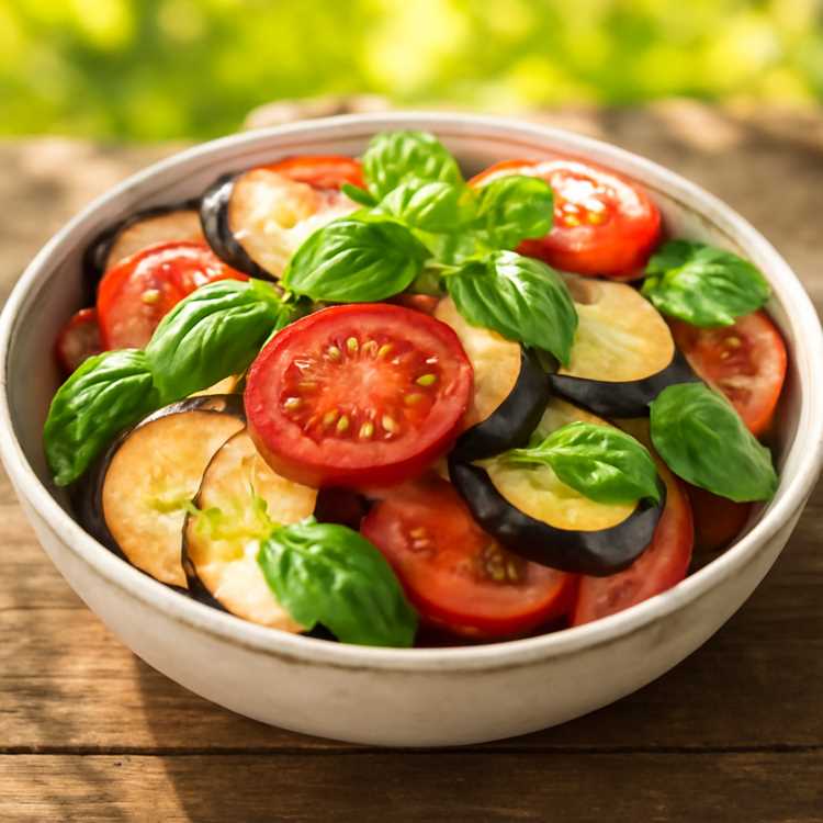 Вкусный салат из баклажана и помидора — простой рецепт для здоровья